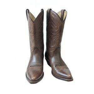 Sancho Genuine Leather Western Stitch Cowboy Boots Brown EU 40